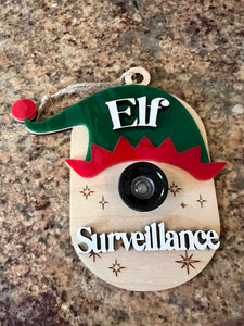 Elf surveillance ornament