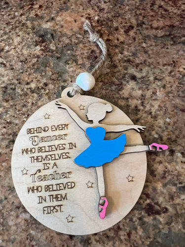 Ballerina ornament
