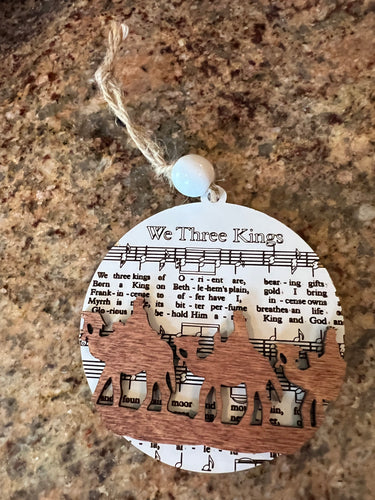 Christmas carol ornament