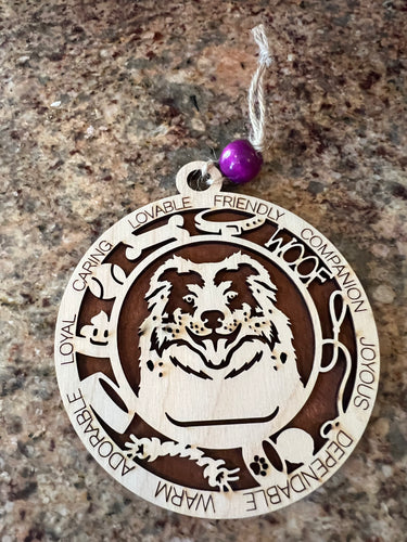 Australian Shepherd ornament