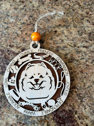 Pomeranian ornament