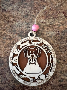Doberman ornament