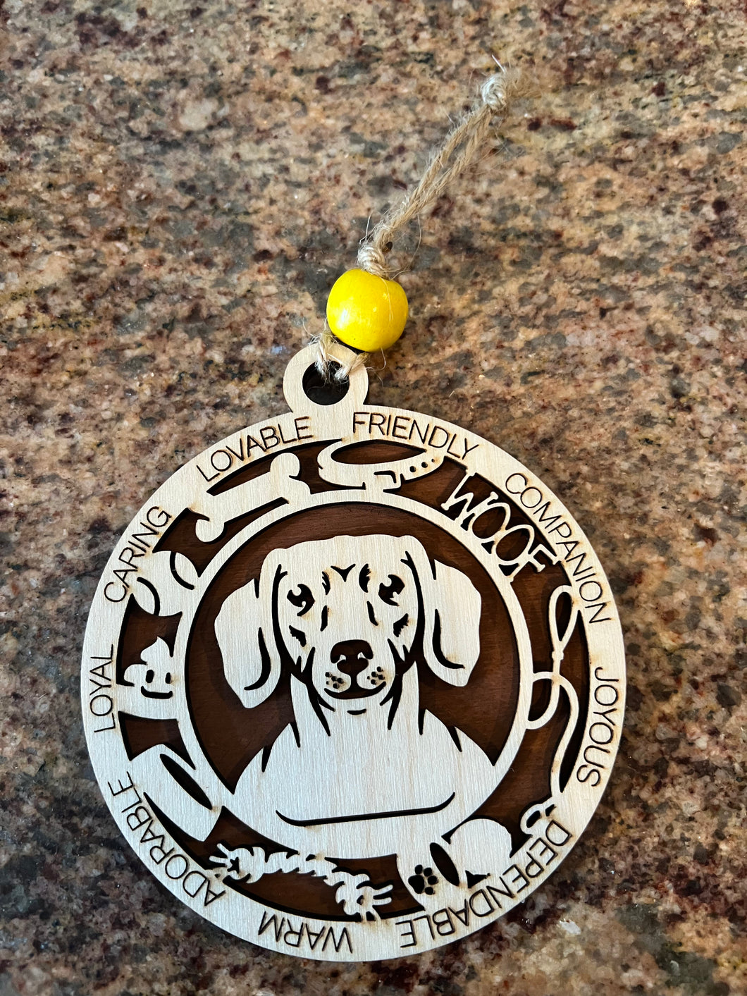 Dachshund ornament