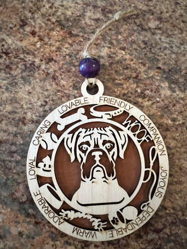 Boxer ornament