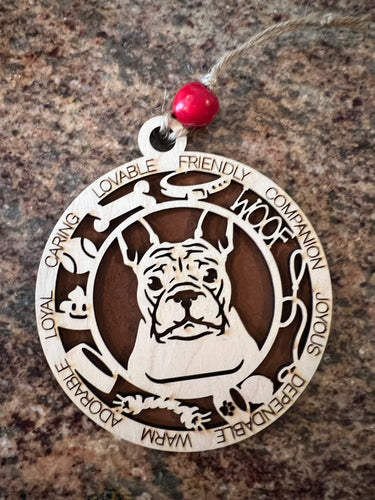 French Bull dog ornament