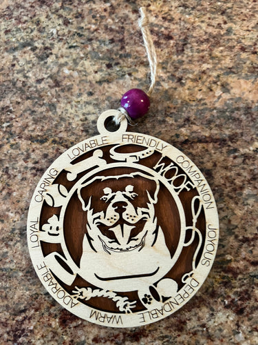 Rottweiler ornament