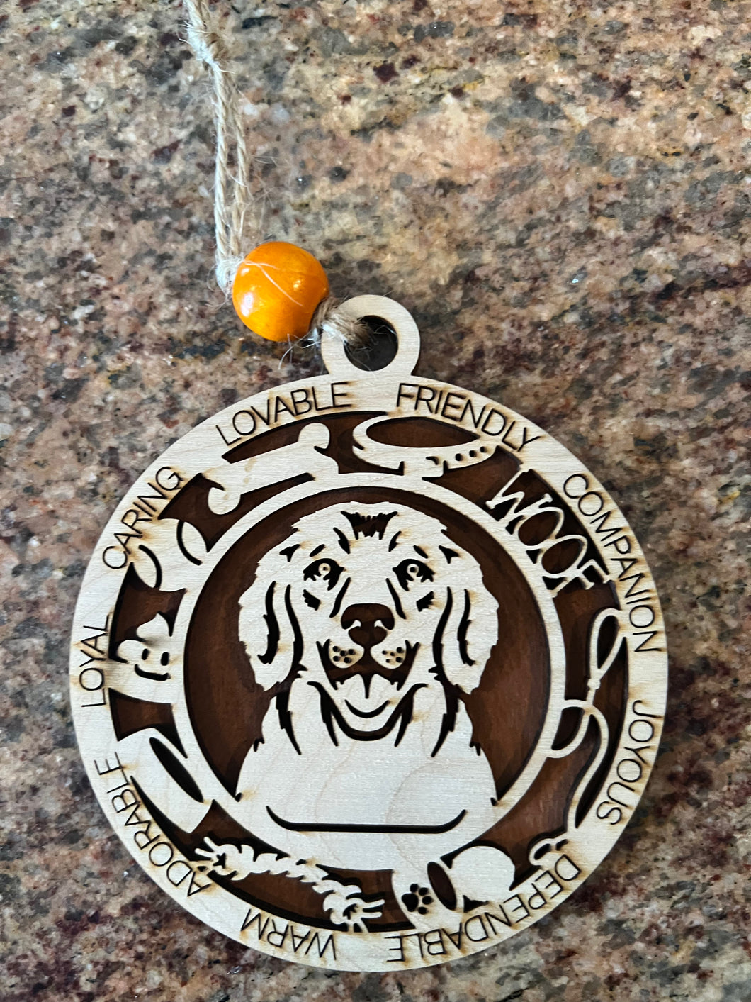 Golden Retriever ornament