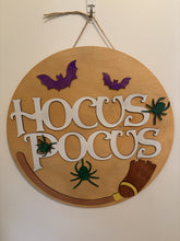 Load image into Gallery viewer, Hocus Pocus 16 Inch round wood sign