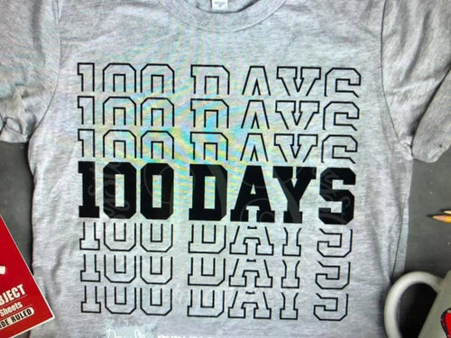 100 days shirt