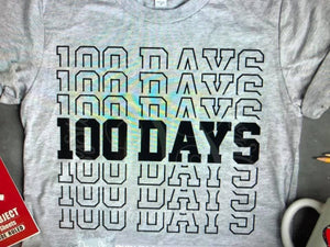 100 days shirt