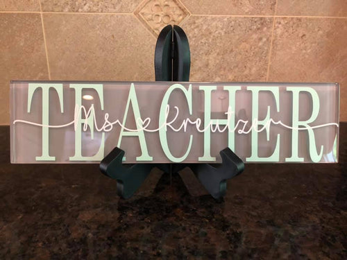 Teacher Tile with stand