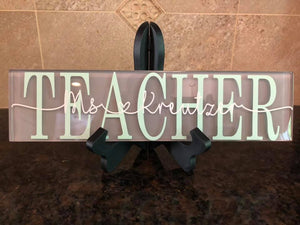Teacher Tile with stand