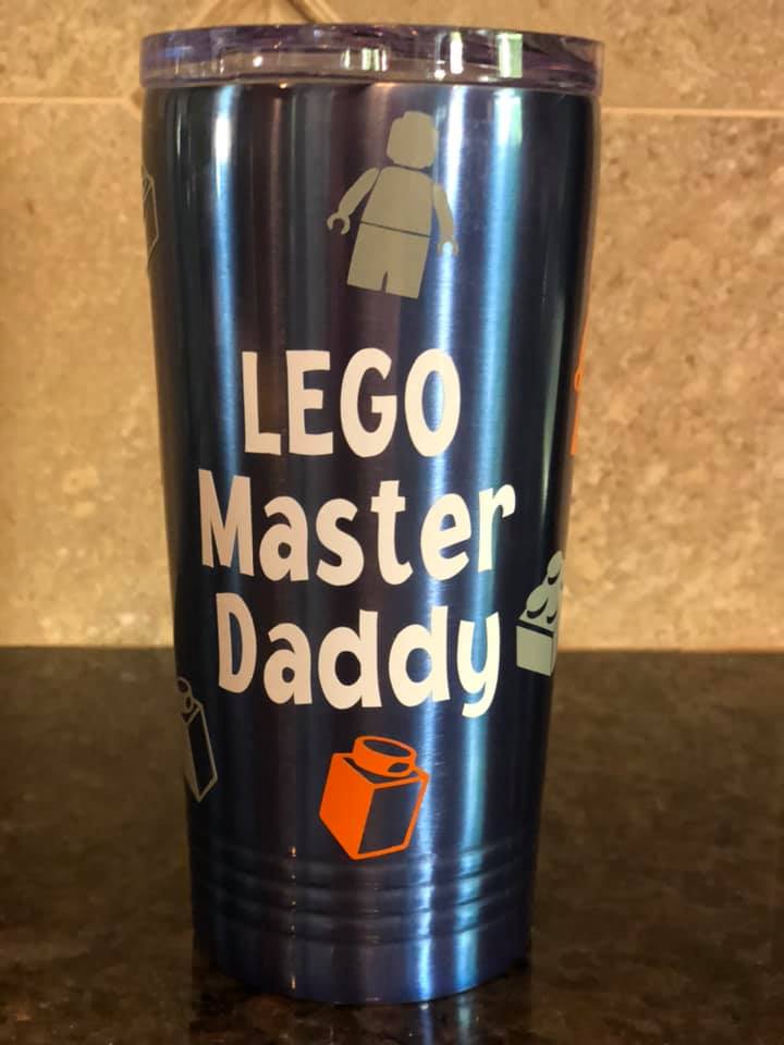 Lego Master Daddy Metal Tumbler