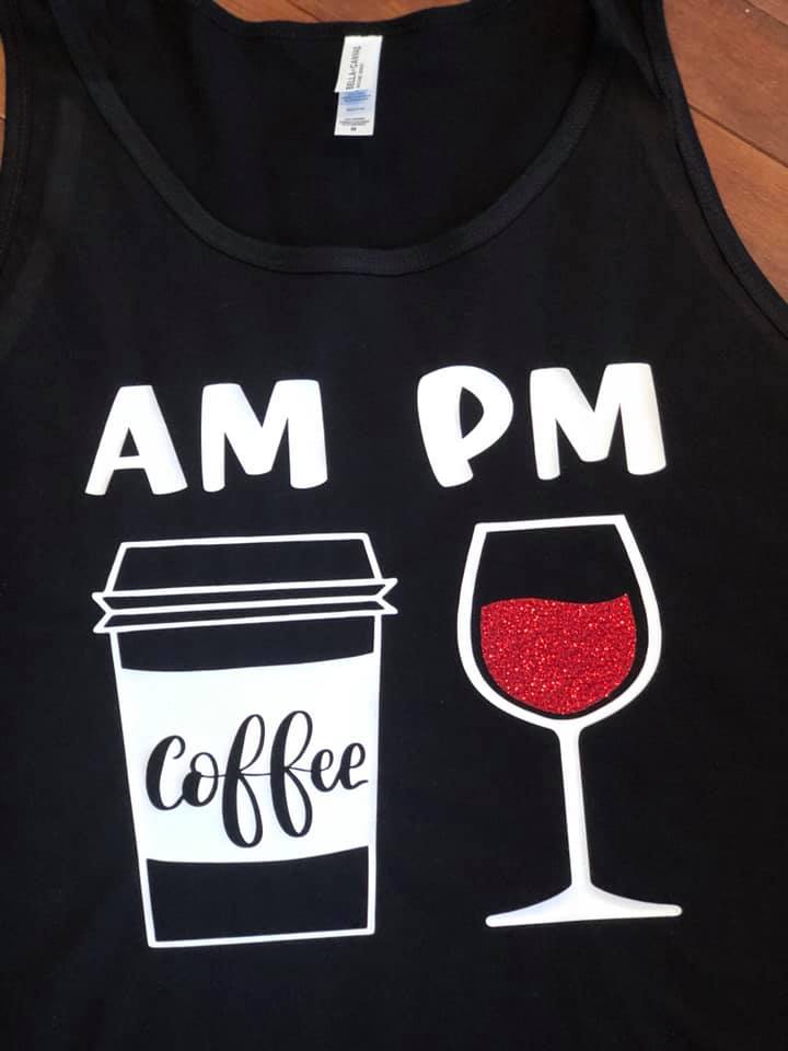 AM Coffee PM Wine Shirt