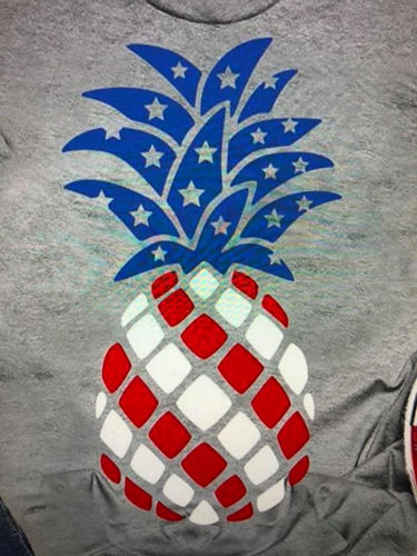 Fourth of July Pineapple Shirt
