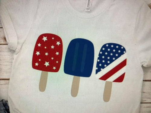 Fourth of July Popsicle Shirt