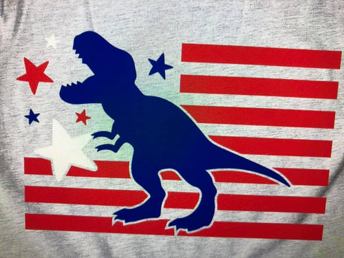Fourth of July Dinosaur Shirt