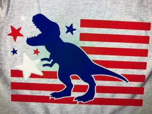Fourth of July Dinosaur Shirt