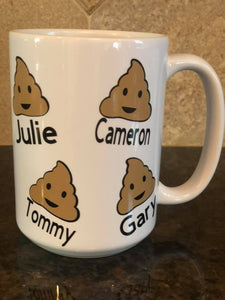 Pop Pop's Little Shits We love You Mug