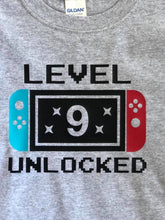 Load image into Gallery viewer, Level 9 unlocked Shirt