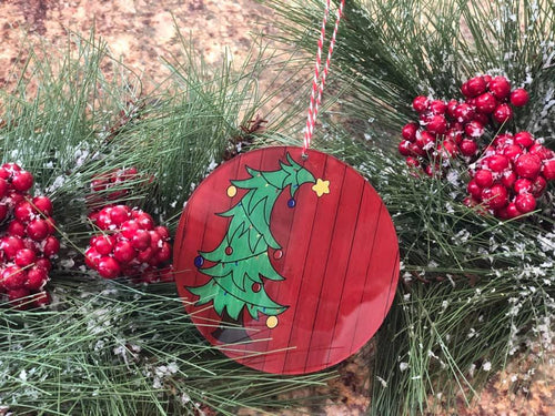 Christmas Ornament 3.5 inches Acrylic Christmas Tree