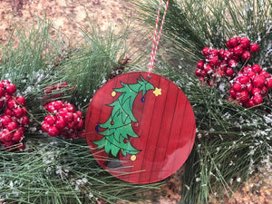 Christmas Ornament 3.5 inches Acrylic Christmas Tree