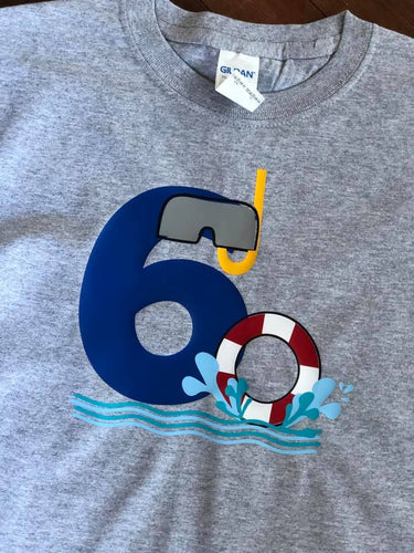 6 Year Swim Shirt