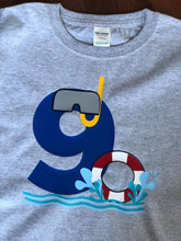 Load image into Gallery viewer, 6 Year Swim Shirt
