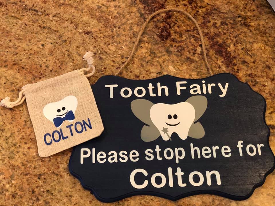 Tooth Fairy/Tooth Bag Personalized