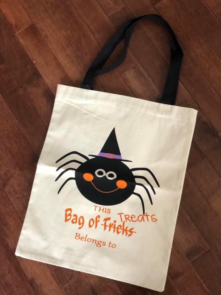Halloween Trick or Treat Bag Spider