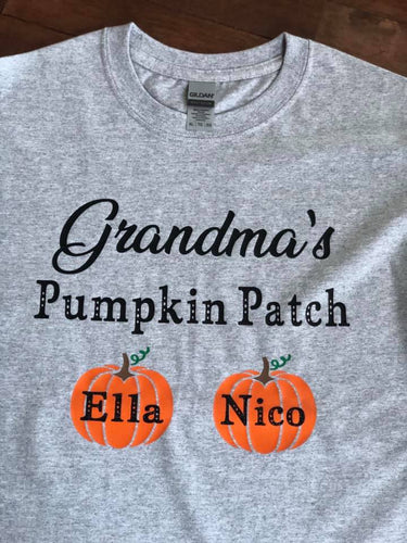 Grandma's Pumpkin Patch Shirt