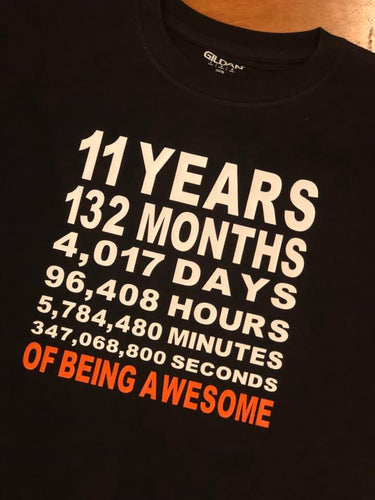 11 Years old Birthday shirt