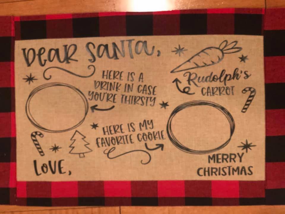 Santa placemat