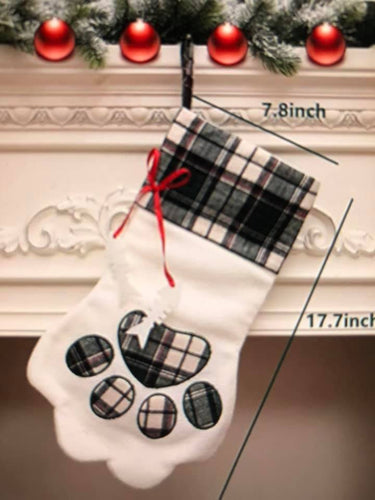 Cat Christmas Stocking 17 inches