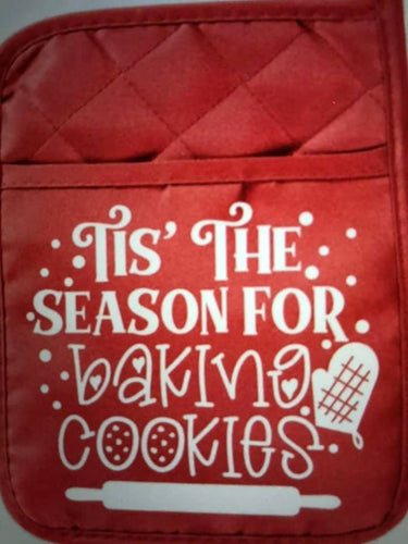 Christmas Pot Holder Tis the season for baking cookies