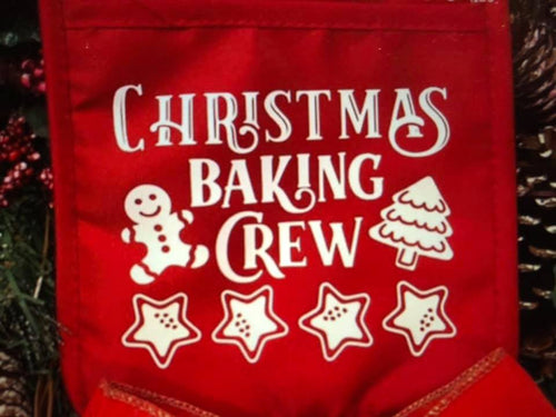 Christmas Pot Holder Christmas Baking Crew