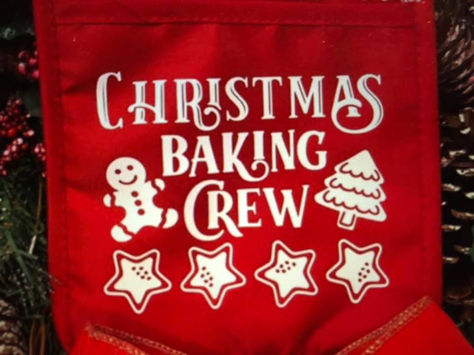 Christmas Pot Holder Christmas Baking Crew