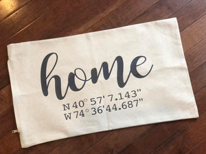 Home GPS Pillow 12 x 20 inches