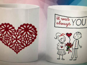 Valentine's day 15 oz mug It was always you.