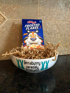 Cereal Bowl Somebunny Cerealsly Loves you
