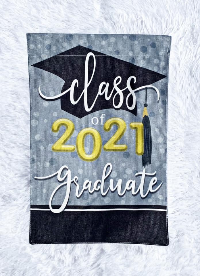 Graduation Garden Flag