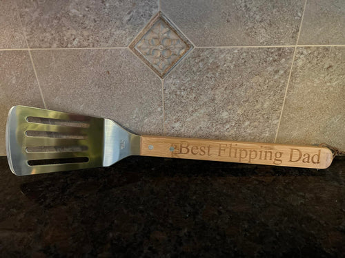 Best Flipping Dad Spatula Laser Engraved