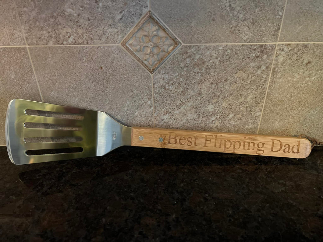 Best Flipping Dad Spatula Laser Engraved