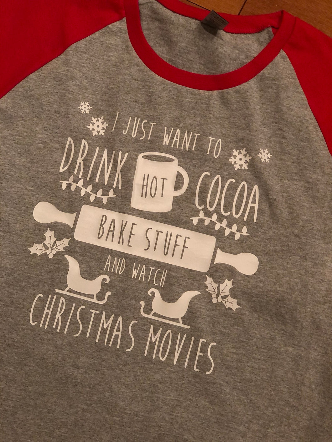 Bake Stuff and watch Christmas Movies Shirt