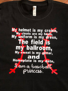 Baseball Princess shirt