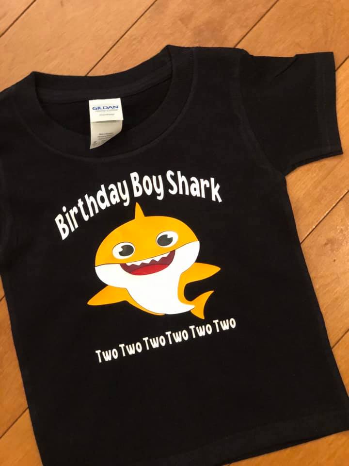 Birthday Boy Shark Shirt