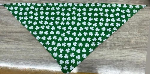 Dog Bandana Green Clover
