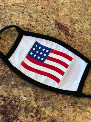 Facemask US Flag RWB
