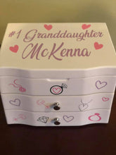 Load image into Gallery viewer, Jewelry Box with Personalization