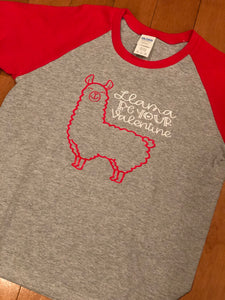 Llama Valentine's Shirt